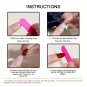 Color AA404 - 24Pcs Spring/ Summer False Nail Press on Detachable for party, travel or night life