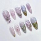 Color AA336 - 24Pcs Spring/ Summer False Nail Press on Detachable for party, travel or night life