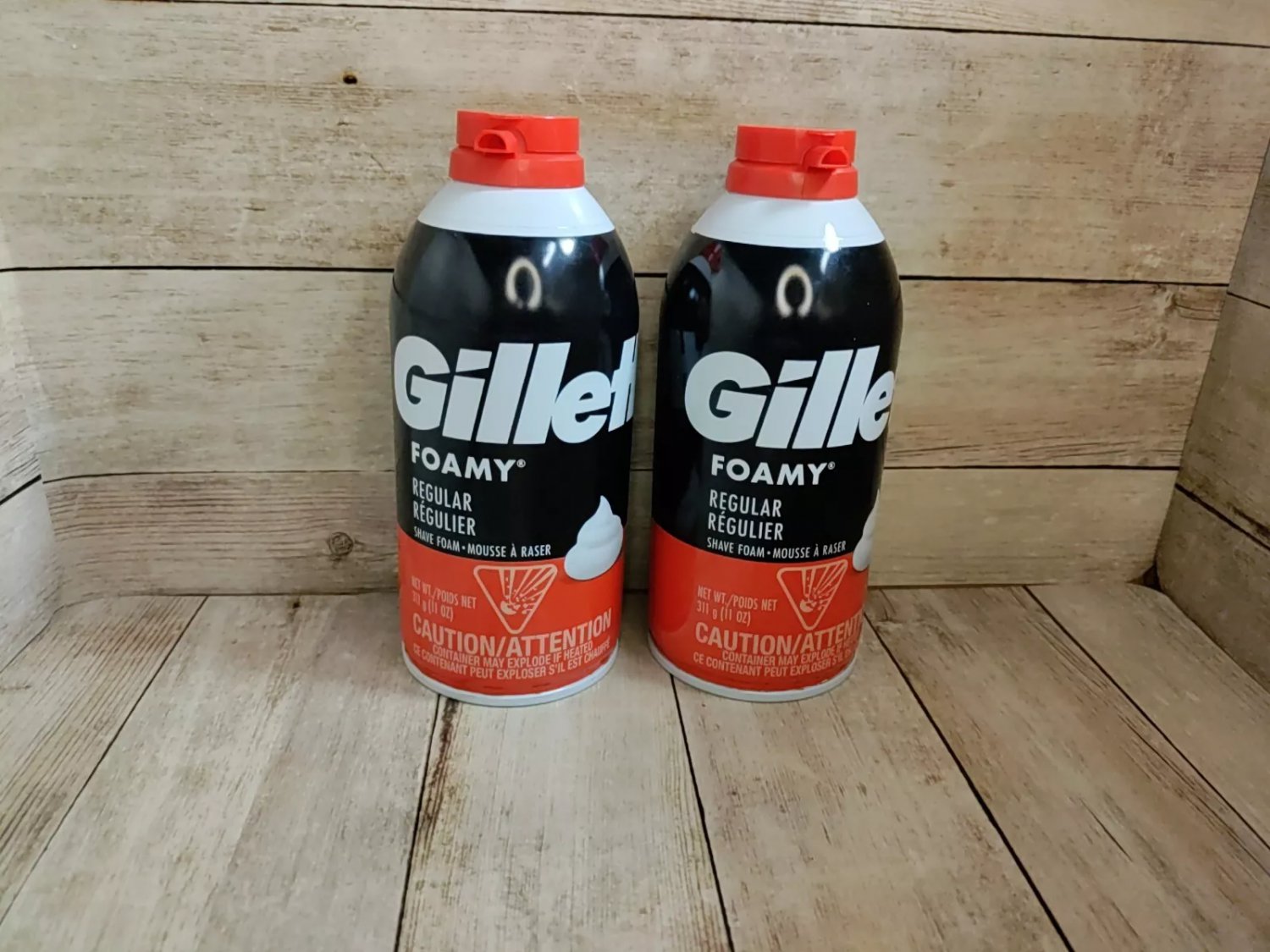 Gillette Foamy Shaving Cream Regular - 11 oz Pack of 2