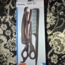 Hair Set ~ Hair Cutting Scissors Comb Knife Blade ~ Shave Razor