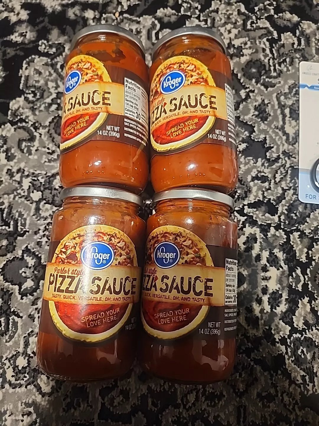 Kroger Parlor Style Pizza Sauce 14 oz Lot Of 4 Pcs