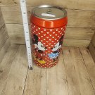 Metal Disney Mickey & Friends Bank-Jumbo Tin -Money Saving Coin Slot Collectible