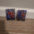 THE INCREDIBLES RUBBER 2 KEYCHAINS