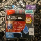 Hanes Mens Tagless Plaid Boxers 2 Pack Comfort Flex Waist Size XL NEW 40-42