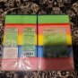 2 Pack of 5 Abrasive Sponge Scrubbers With Double Purpose Soft n' Rough