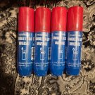 4 welk home Butane Lighter Fluid Refined Gas Fuel Refill Cans total 300ml