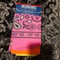 3 PACK BANDANAS Pink,Yellow,Orange Patterns 100% Cotton 22âx22â Mission Ridge