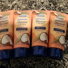 4 PCS XtraCare Sensitive Shower Cream Hair Remover Natural Coconut Oil Vitamin E