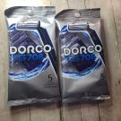Dorco TG708N Twin Blade Disposable Razors (Fixed Type) 2 packs x 5 Razor = 10