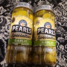 Pearls Specialties Garlic Hand-stuffed Queen Olives 7 Oz (198g) Each Lot Of 2
