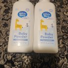 White Rain Baby Powder Talc Free (2) 10oz Bottles Exp 11/2027