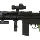 WELL MR777 G3 RIS Spring Airsoft Gun w/ Scope, Light, Laser & Grip