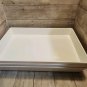 Moretoes 3 Pcs Melamine White Serving Trays For Party Reusable Serving