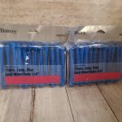 Brittany blue Cold Wave Rods - 1/4" Hair Roller Curling Wavy Curl Perms 24 pcs