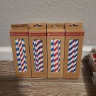 Every day living￼ Biodegradable Paper Straws 4 Boxes x 50 Count ea = 200 pcs