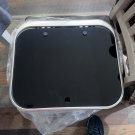 Outdoor Sink, Rv Sink Stainless Steel Hand Wash Basin Kitchen with Lid Glass