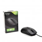 Genuine Fuhlen L102 Wired Mouse 1000 DPI Optical USB (Black), 12 Month Warranty, Super Durable