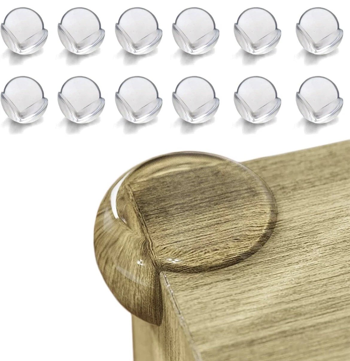 12x Safety Corner Protectors Cushion For Baby Kid Edge Safety Table Guard Bumper