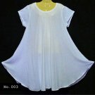 No.003 - Plus Size Dress 1X,2X,3X,4X,5X,6X,7X Swing, Flowy, Gauze Cotton