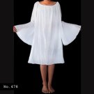 No.478 - Plus Size Dress 1X,2X,3X,4X,5X,6X,7X Long Sleeve Peasant Dress
