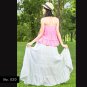No.020 - Big Plus Size 1X,2X,3X,4X,5X,6X,7X Women's Peasant Tiered Casual Maxi Long Skirt