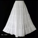 No.020 - Big Plus Size 1X,2X,3X,4X,5X,6X,7X Women's Peasant Tiered Casual Maxi Long Skirt