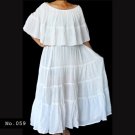 No.059 - Plus Size Clothing 1X,2X,3X,4X,5X,6X,7X Women's Informal Wedding Maxi Bohemian Dress