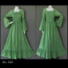 No.062 - Plus Size Clothing 1X,2X,3X,4X,5X,6X,7X Women's Witch Princess Bohemian Gypsy Maxi Dress