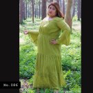 No.086 - Plus Size Clothing 1X,2X,3X,4X,5X,6X,7X Women's Witch Princess Bohemian Gypsy Maxi Dress