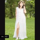 No.362 - Plus Size Clothing 1X,2X,3X,4X,5X,6X,7X Sleeveless Casual Summer Women's Cover Maxi Dress