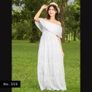 No.359 - Plus Size Clothing 1X,2X,3X,4X,5X,6X,7X Women's Informal Wedding Maxi Bohemian Dress