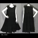No.033 - Clothing Plus Size 1X,2X,3X,4X,5X,6X,7X Gauze Cotton Sleeveless Gypsy Boho Flowy Mini Dress