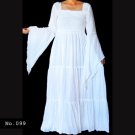 No.099 - Plus Size Clothing 1X,2X,3X,4X,5X,6X,7X Women's Gypsy Boho Witch Wide Sleeve Maxi Dress