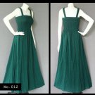 No.012 - Clothing Plus Size 1X,2X,3X,4X,5X,6X,7X Gauze Cotton Halter Gypsy Boho Flowy Maxi Dress