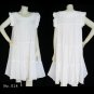 No.014 - Clothing Plus Size 1X,2X,3X,4X,5X,6X,7X Gauze Ruffle Sleeveless Gypsy Boho Tired Mini Dress