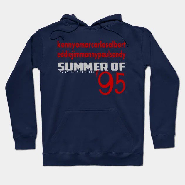 1995 Tribe Cleveland Indians Throwback Lineup Hoodie