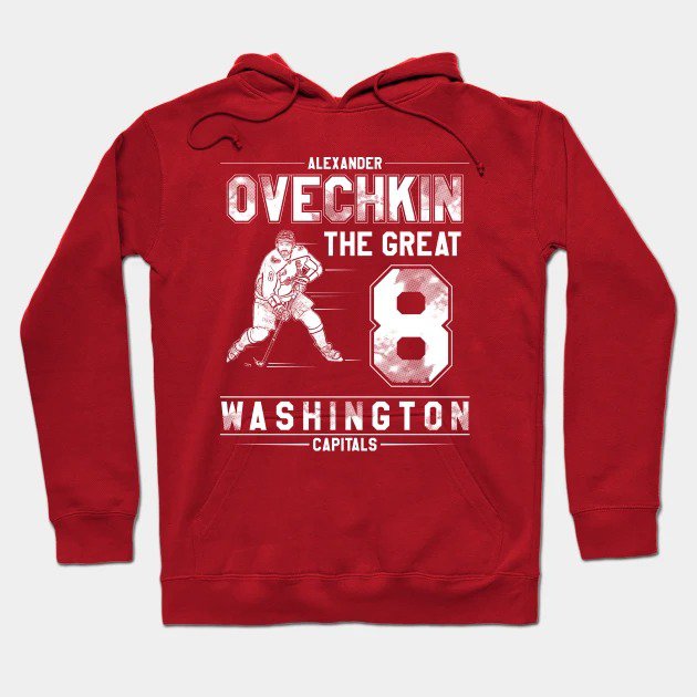 Alexander Ovechkin || Washington Capitals | White Hoodie