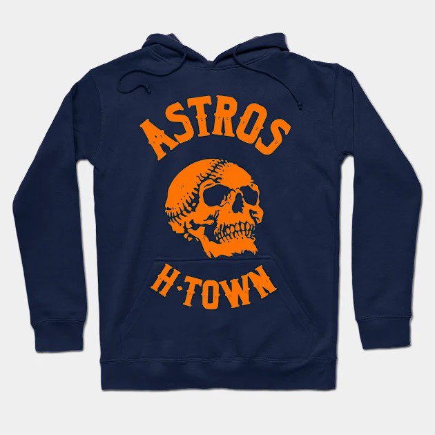 Astros Skull Hoodie
