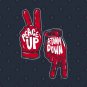 Atlanta Braves Peace Up A-Town Down Hoodie