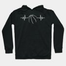 Basketball Heartbeat - Cool Funny Basketball Lover Gift Hoodie