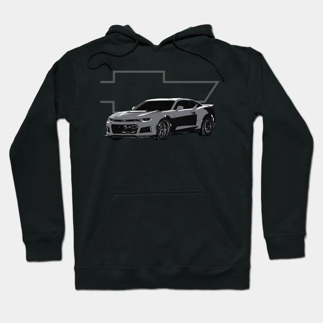 Black 6Th Gen 1Le Ss Zl1 Hoodie