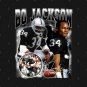 Bo Jackson Bo Knows Signature Vintage Legend Baseball Football Bootleg Rap Graphic Style Hoodie