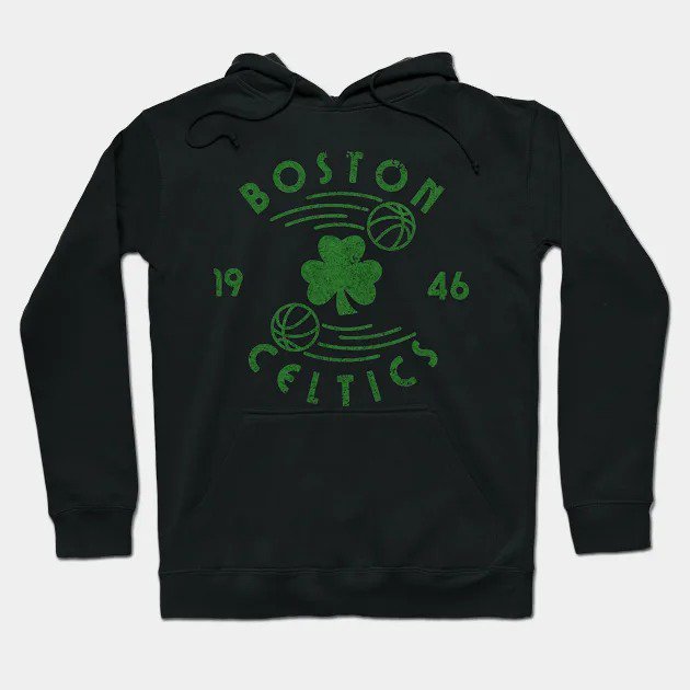 Boston Celtics 1946 - Vintage Style 80S Hoodie