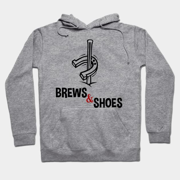 Brews And Shoes Horseshoe Ringer Pitching Hoodie