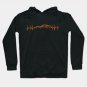C7 Corvette Heartbeat Orange Supercar Ekg Sports Car Heart Beat Line Racecar Pulse Hoodie