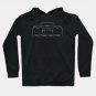 Chevrolet Corvette C5 Z06 - Rear Stencil, White Hoodie