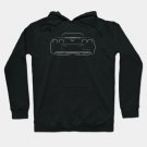 Chevrolet Corvette C6 - Rear Stencil, White Hoodie