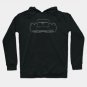 Chevrolet Corvette C6 - Rear Stencil, White Hoodie