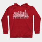 Chicago Basketball Team All Time Legends, Chicago City Skyline Hoodie