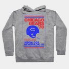 Chicago Bears 1978  --- Vintage Faded Look Design Hoodie